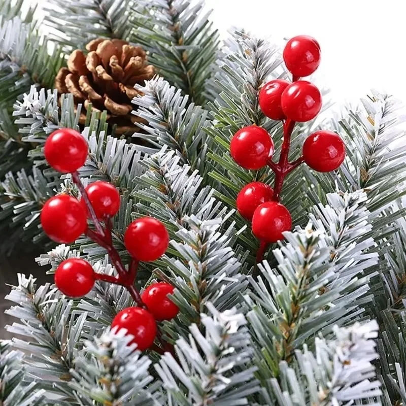 100/5PCS Artificial Red Berrie - Christmas Wreath Fake recensione e prezzo