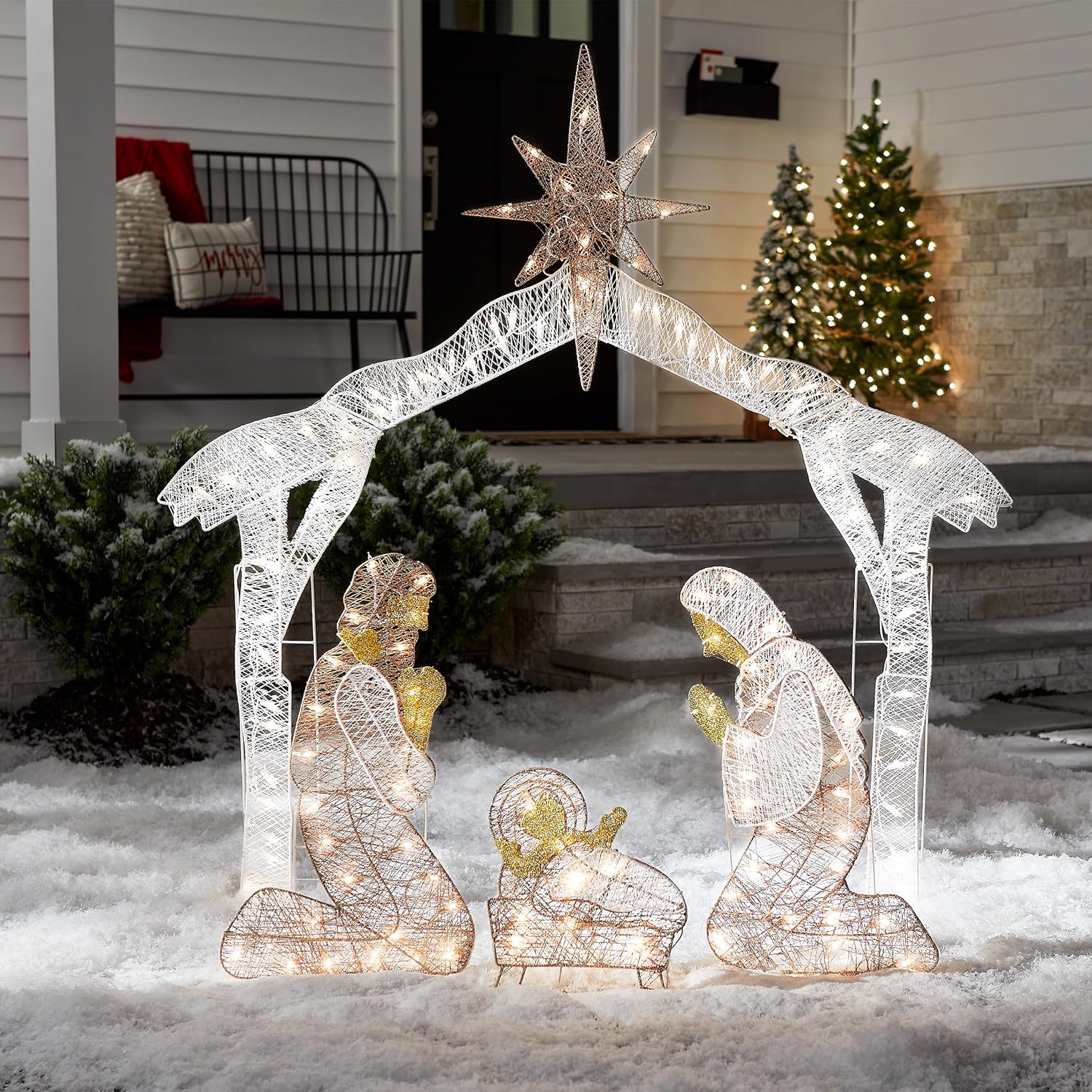 4.5 ft Pre-lit Artificial Chri - Christmas Tree Artificial recensione e prezzo