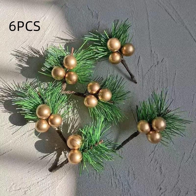 6pcs Artificial Christmas Pine - Christmas Tree Artificial recensione e prezzo