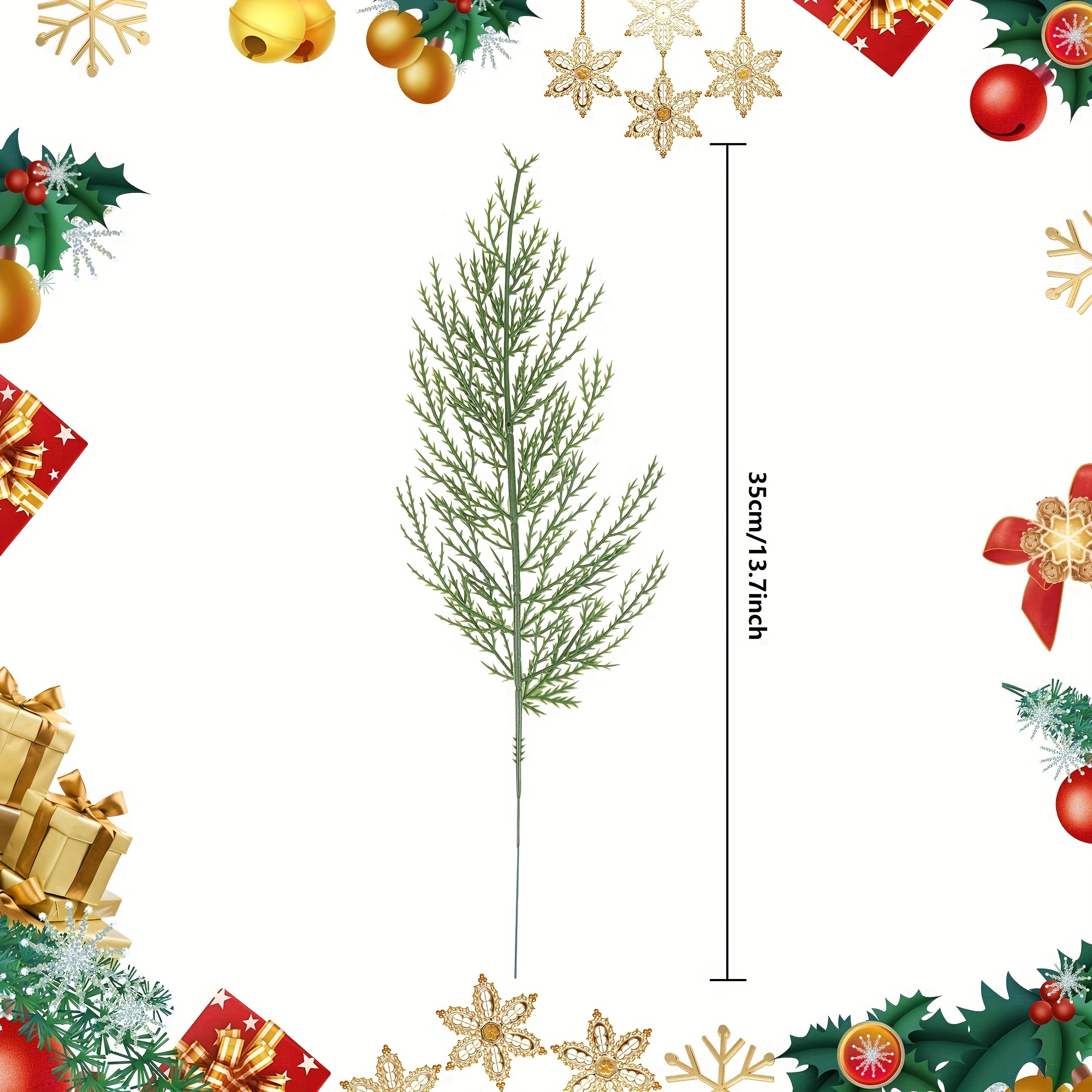 20Pcs Artificial Pine Sprigs F - Christmas Wreath Fake recensione e prezzo
