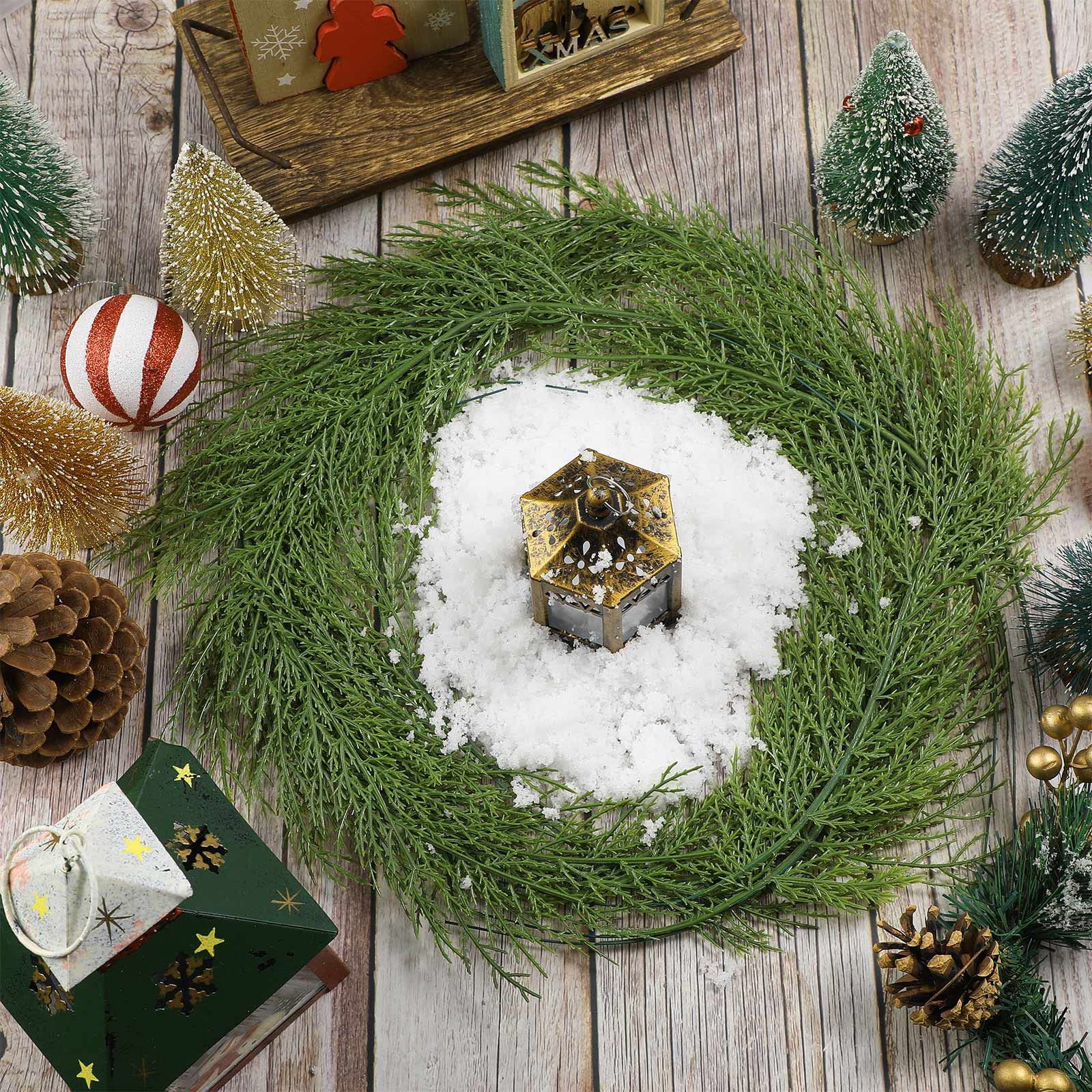 20Pcs Artificial Pine Sprigs F - Christmas Wreath Fake recensione e prezzo