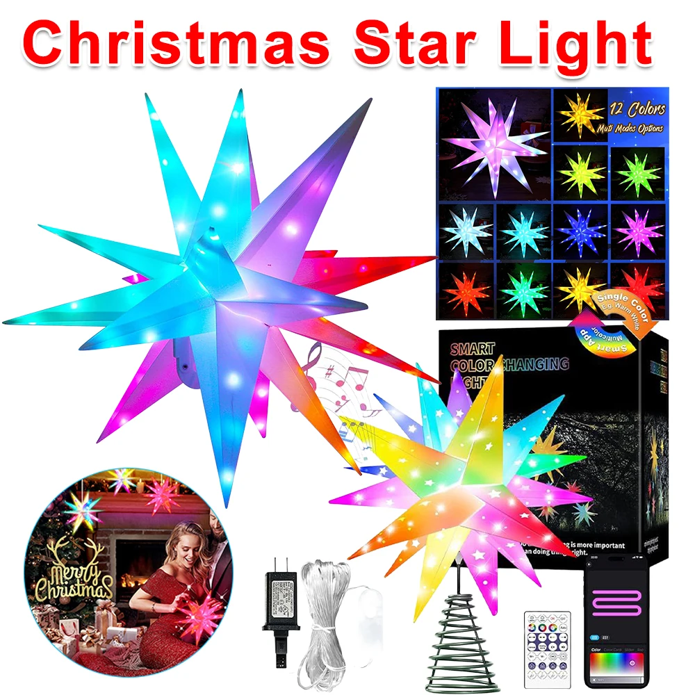 25/40/50/60CM Christmas Star L - Star Tree Topper recensione e prezzo