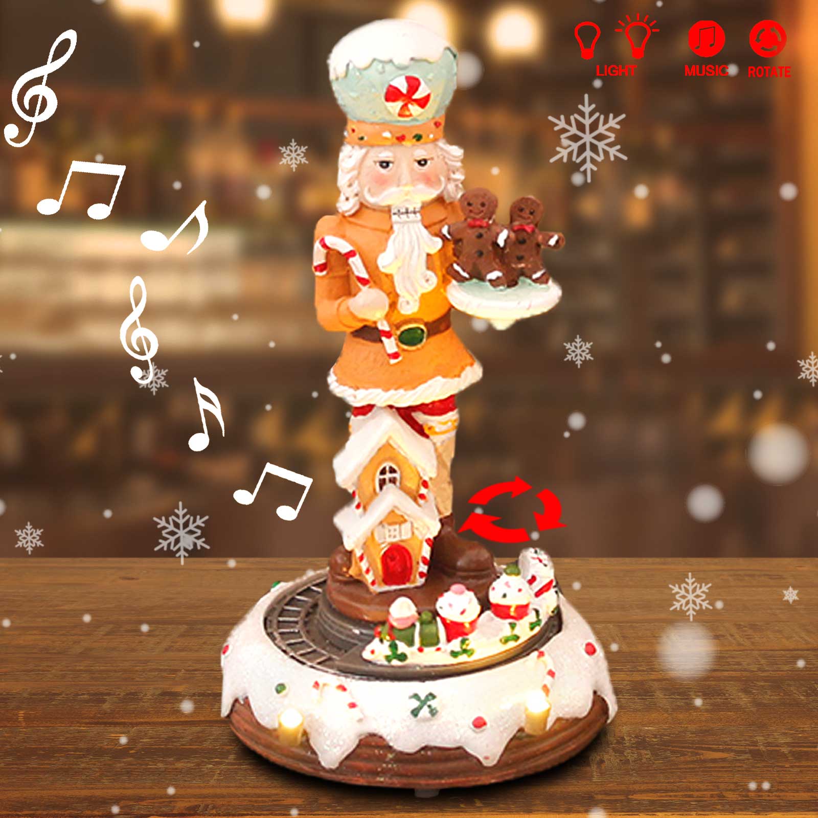 Christmas Gingerbread Nutcrack - Nutcracker Figurine recensione e prezzo