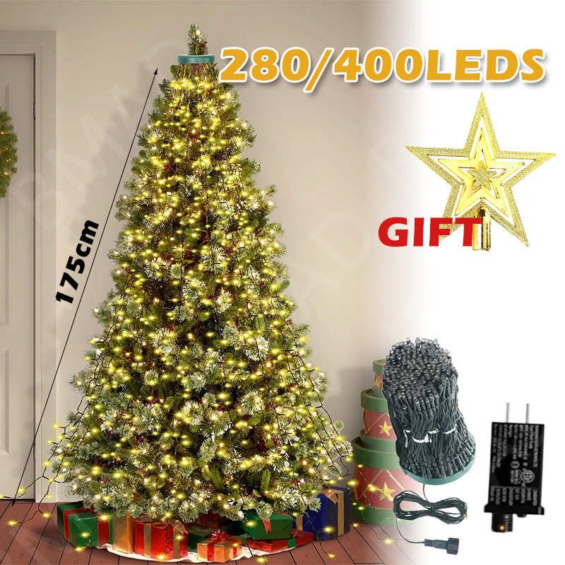 Christmas Tree Waterfall Light - Star Tree Topper recensione e prezzo