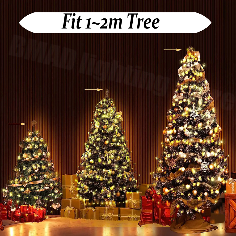 Christmas Tree Waterfall Light - Star Tree Topper recensione e prezzo