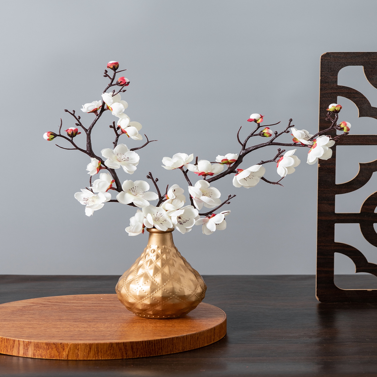 Artificial Flower Spring Plum  - Christmas Wreath Fake recensione e prezzo