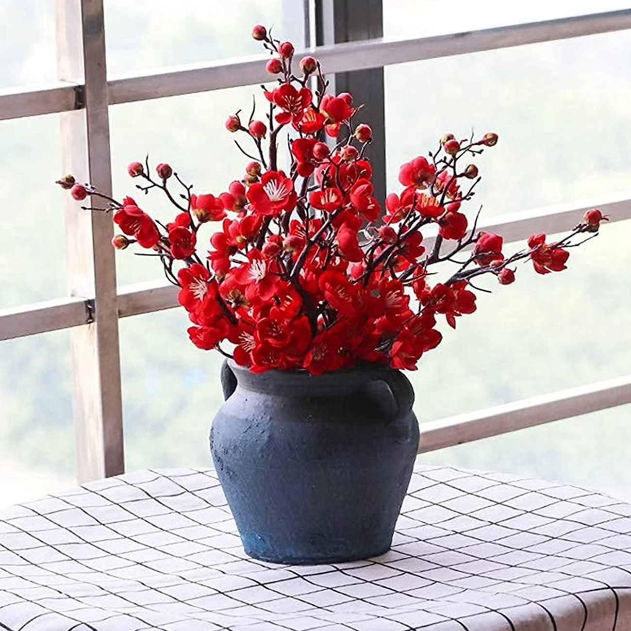 Artificial Flower Spring Plum  - Christmas Wreath Fake recensione e prezzo