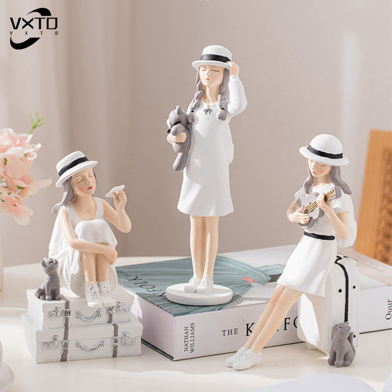 Creative Nordic Cute Girl Resi - Nutcracker Figurine recensione e prezzo