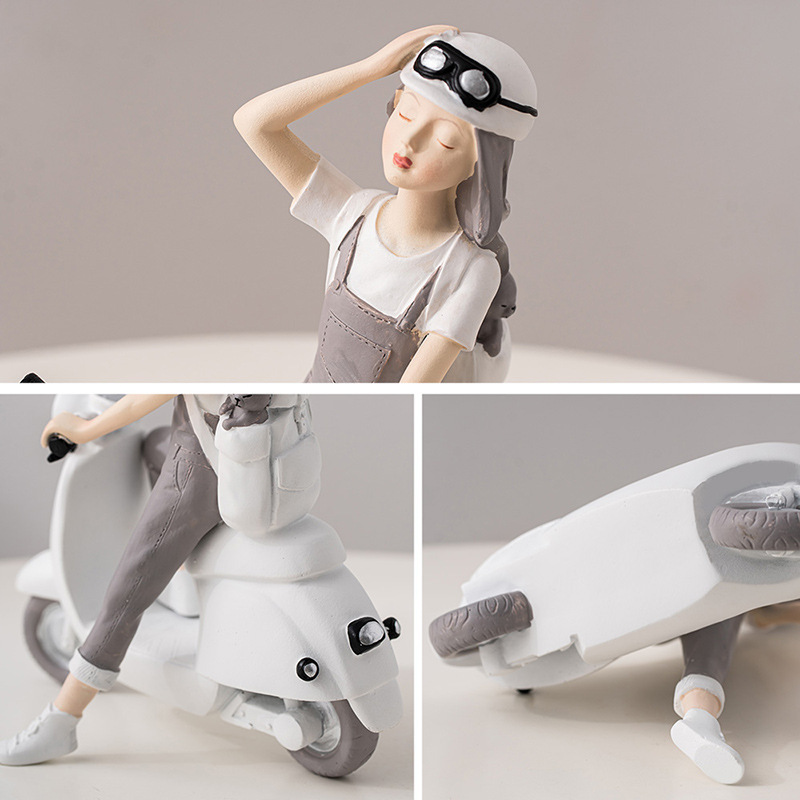 Creative Nordic Cute Girl Resi - Nutcracker Figurine recensione e prezzo