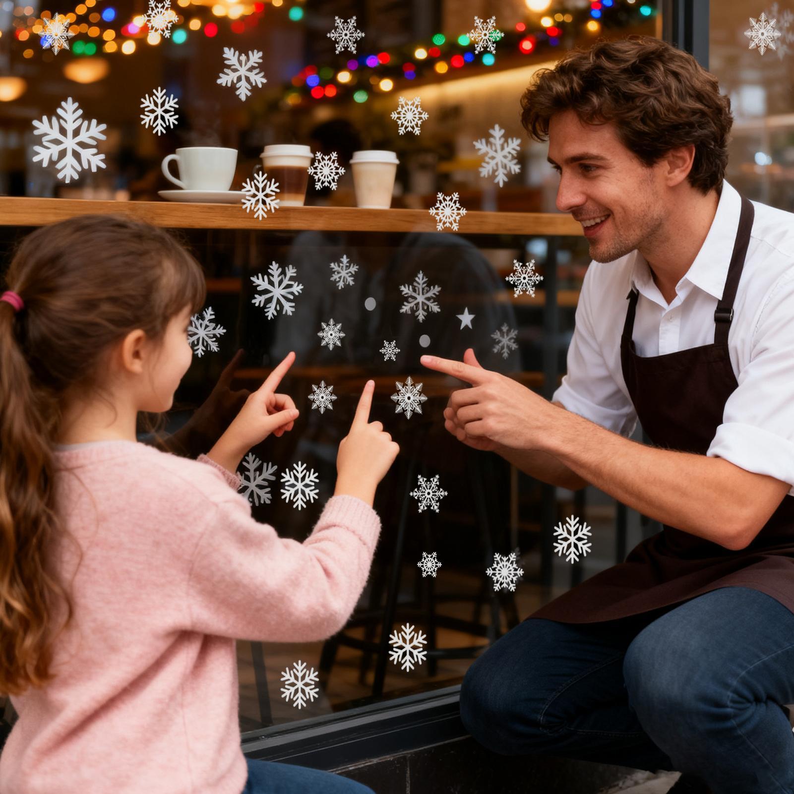 Snowflake Window Clings Christ - Snowflake Window Decal recensione e prezzo