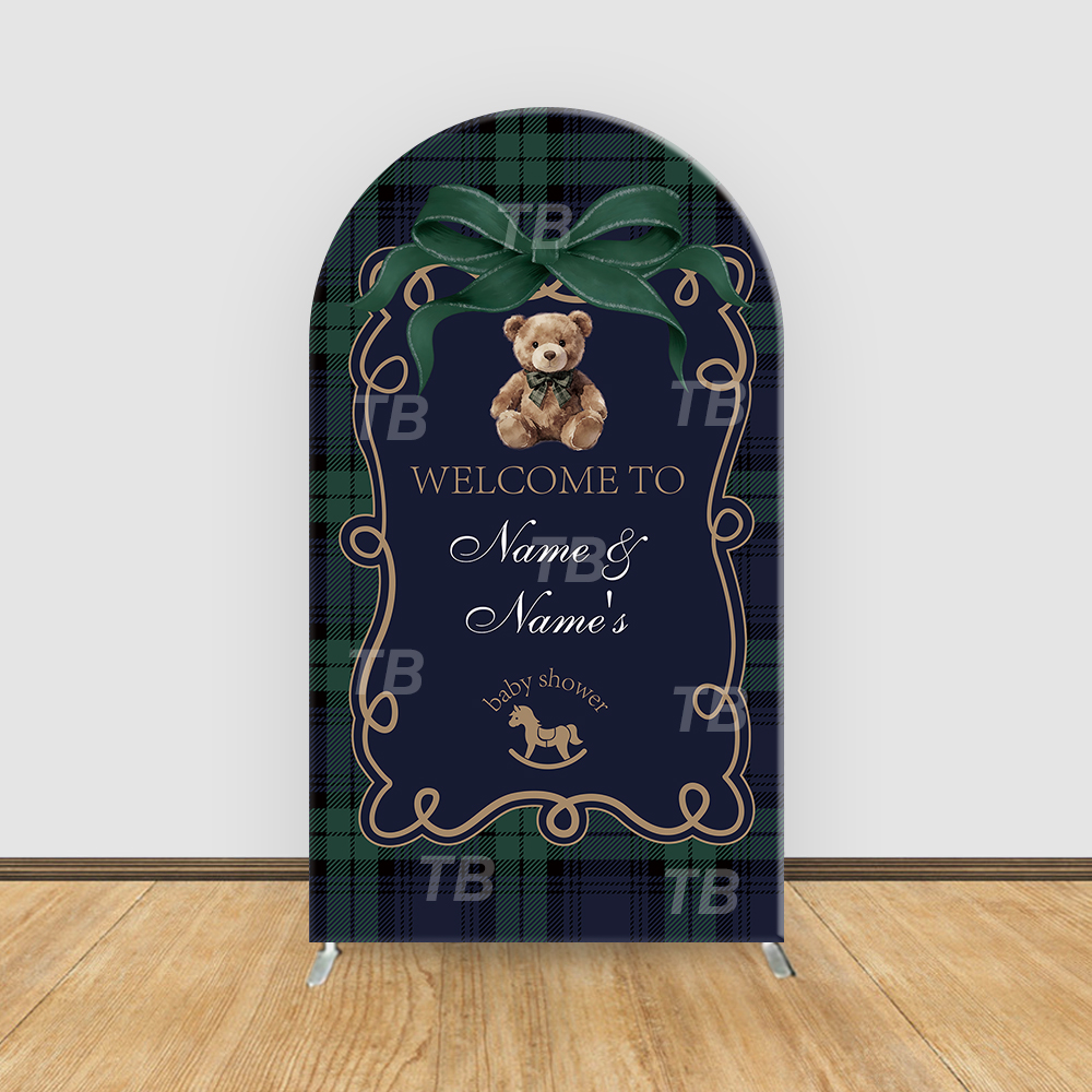 Teddy Bear Plaid Theme Arch Ba - Christmas Throw Blanket recensione e prezzo