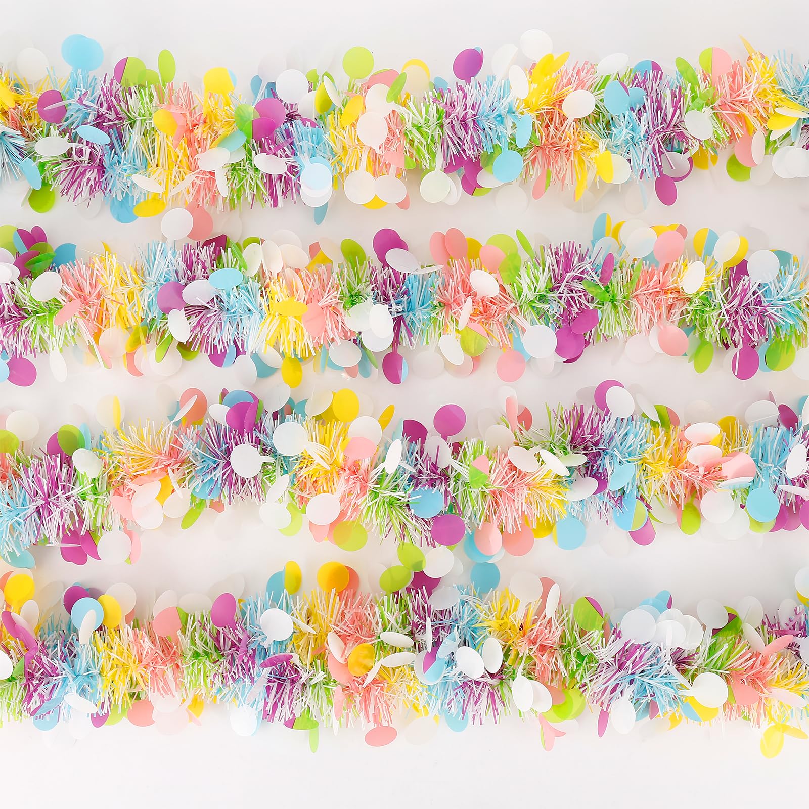 4pc Easter Tinsel Garlands Col - Tinsel Garland Decoration recensione e prezzo