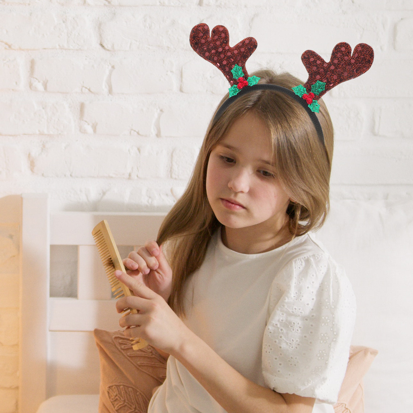 2Pcs Antler Headband Xmas Chri - Reindeer Antlers Headband recensione e prezzo