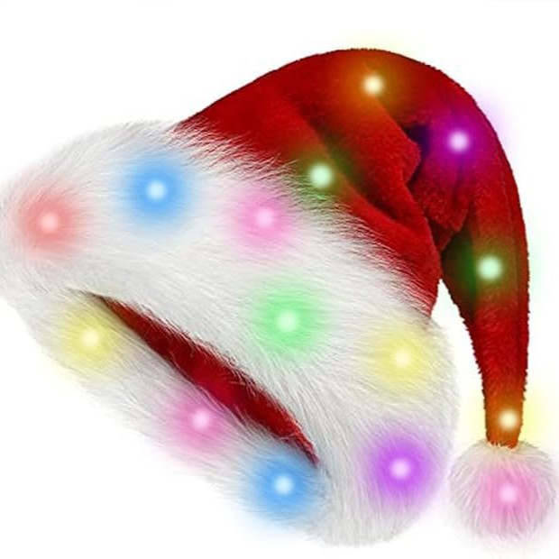 Christmas hat LED light plush  - Santa Hat Plush recensione e prezzo