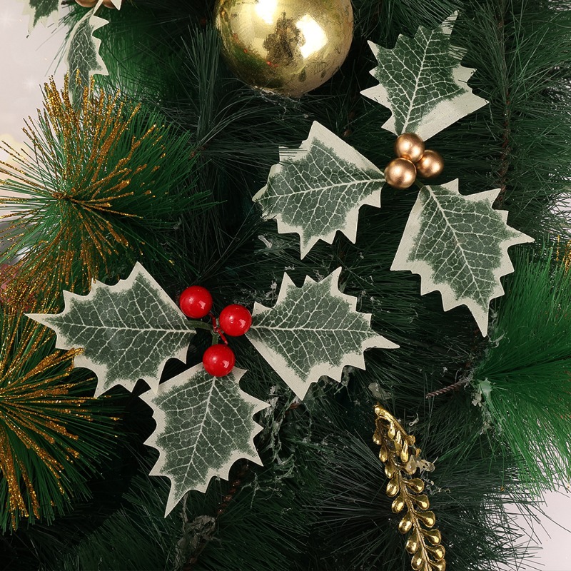 5-50pcs Christmas Holly Berrie - Christmas Wreath Fake recensione e prezzo