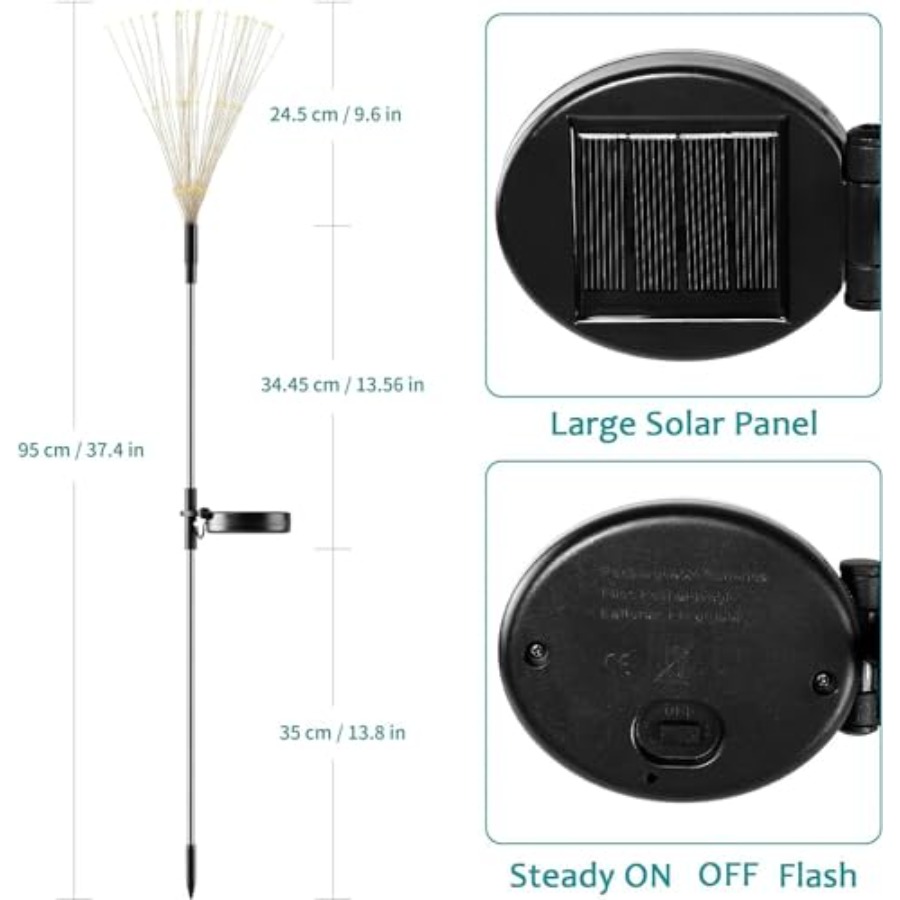 Solar Firework Lights, Lightin - Christmas Lights Outdoor recensione e prezzo