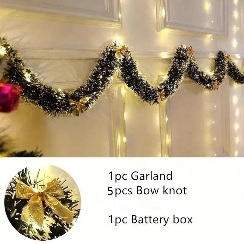 Christmas Tinsel Garland Artif - Tinsel Garland Decoration recensione e prezzo