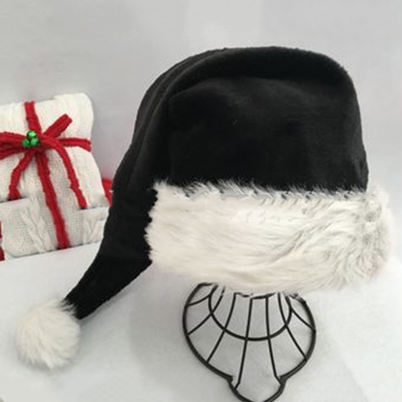 Christmas Santa Hat Black Long - Santa Hat Plush recensione e prezzo