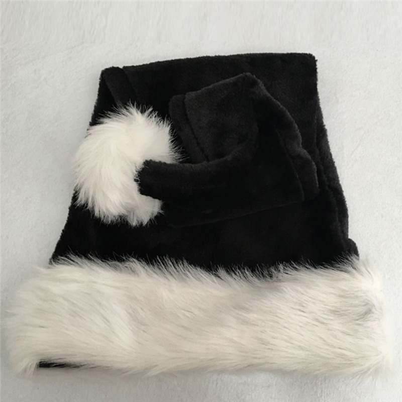Christmas Santa Hat Black Long - Santa Hat Plush recensione e prezzo