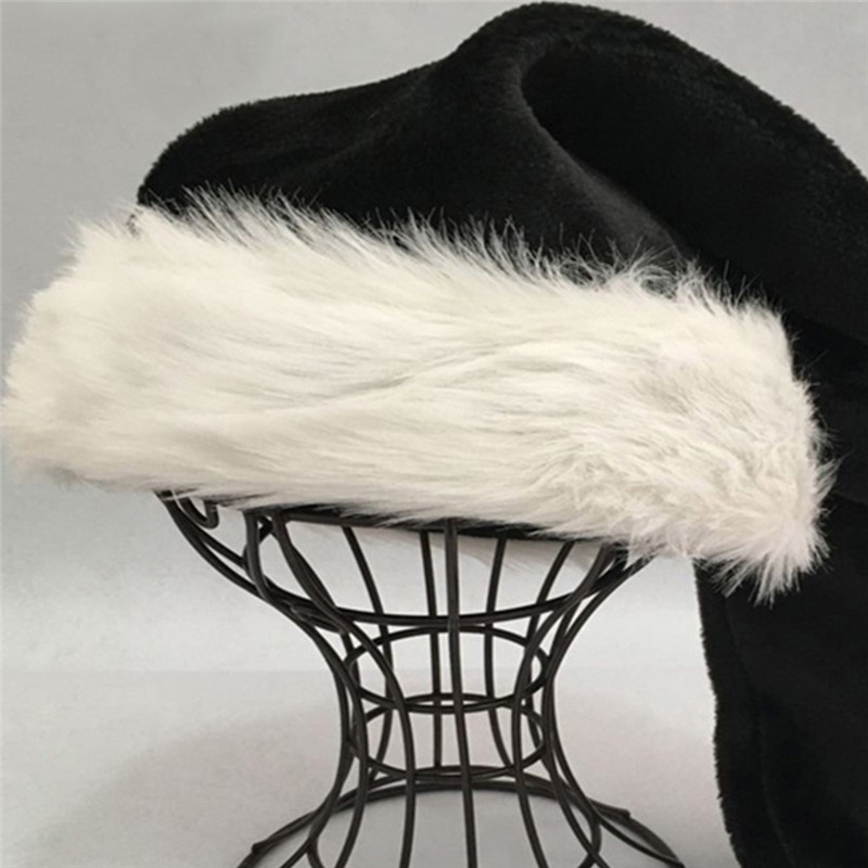 Christmas Santa Hat Black Long - Santa Hat Plush recensione e prezzo