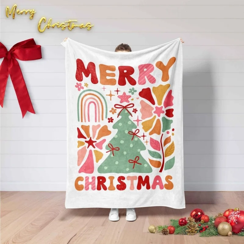 Merry Christmas Flannel Blanke - Christmas Throw Blanket recensione e prezzo