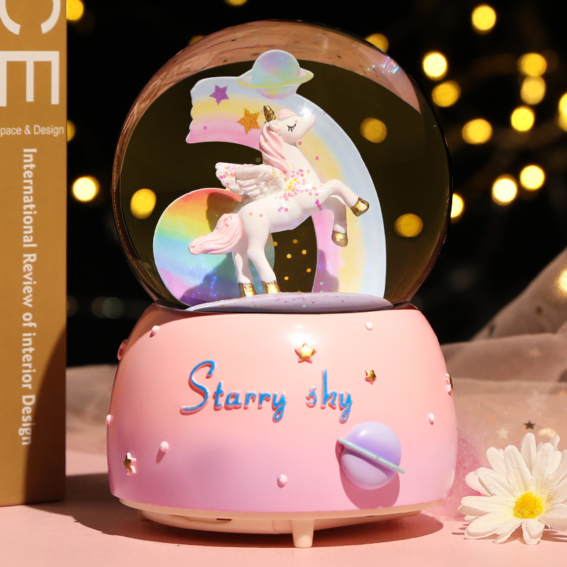 New Crystal Ball Music Box Gir - Snow Globe Musical recensione e prezzo