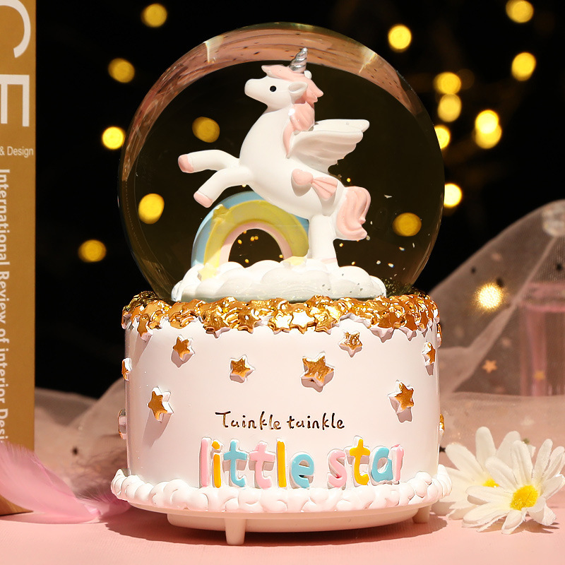 New Crystal Ball Music Box Gir - Snow Globe Musical recensione e prezzo